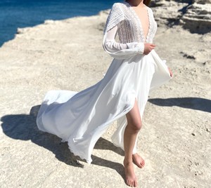 Brautkleid Fur Traumhochzeit Im Vintage Stil Von Sincerity Ivory Gr 34 36 Ebay