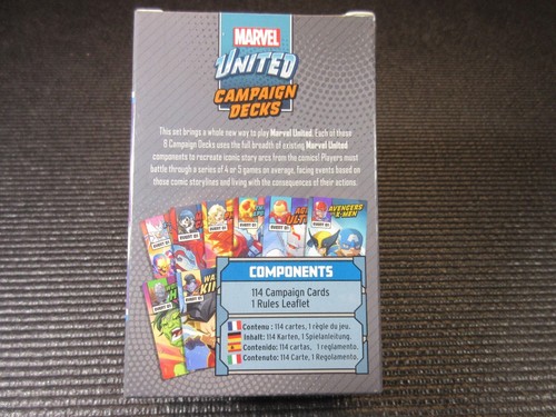 Marvel United CAMPAIGN DECKS CMON 2024 New Sealed Multiverse Kickstarter - Picture 4 of 4