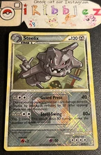STEELIX 24/95 NM Cross Hatch Holo Vintage HGSS Unleashed Pokemon League Promo!