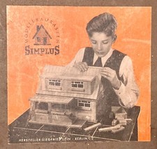 Alter Hausbausatz "Simplus" von Siegfried Lein, Berlin