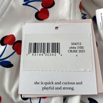 NWT Kate Spade New York Cherry Toss Knotted Halter Cutout One