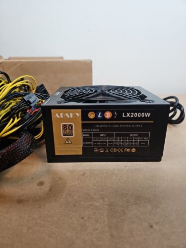 LX2000W 2000W Schaltnetzteil 80 PLUS Platinum Zertifizierung - Bild 3 von 9