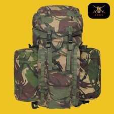 British Army DPM Bergen Rucksack Long Back 100 - 120 L Hiking Military Backpack