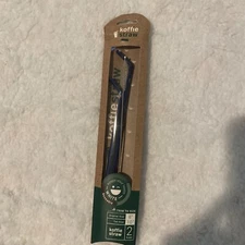 Koffie Straw 8" 10" Reusable Silicone MOCHA Limit Teeth Coffee Stains