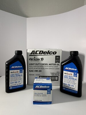 ACDelco 0W-20 Oil Change Kit For 2021+ Cadillac Escalade/ESV 3.0L Duramax