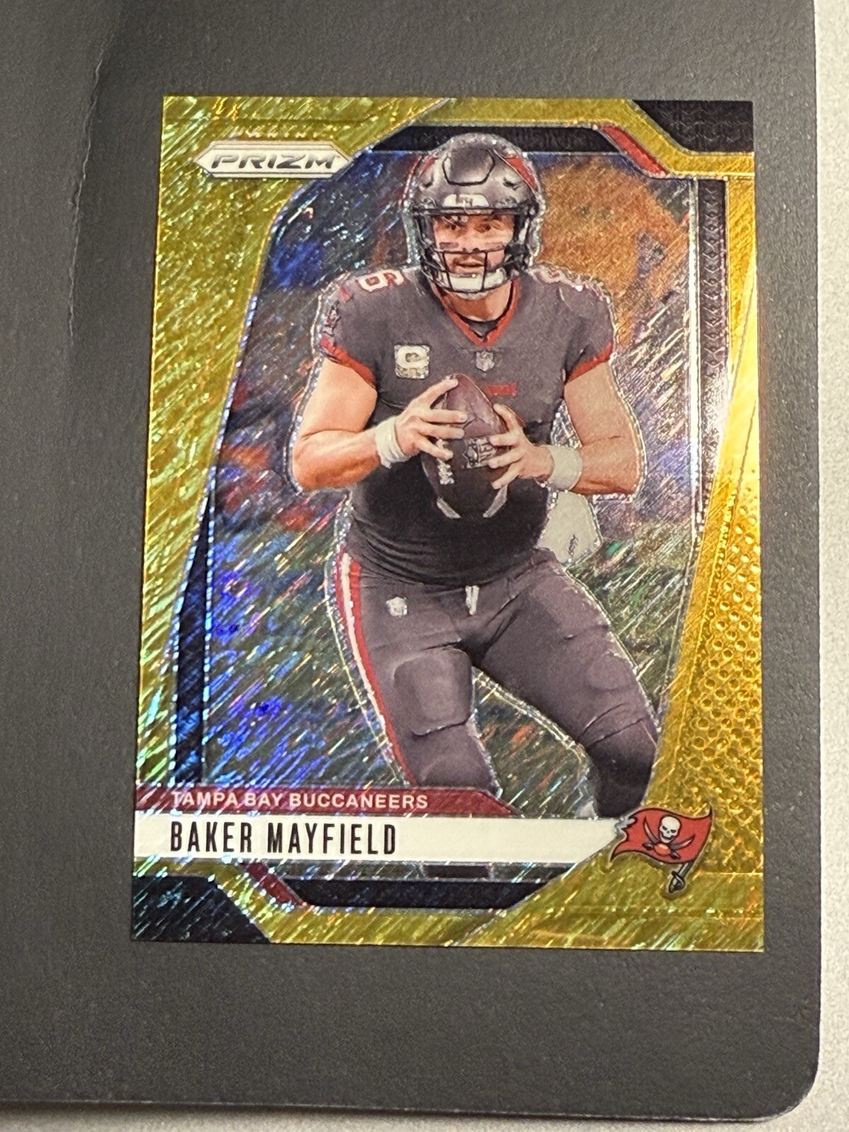 2024 Panini Prizm FOTL Gold Shimmer #268 Baker Mayfield 5/10 Buccaneers SSP