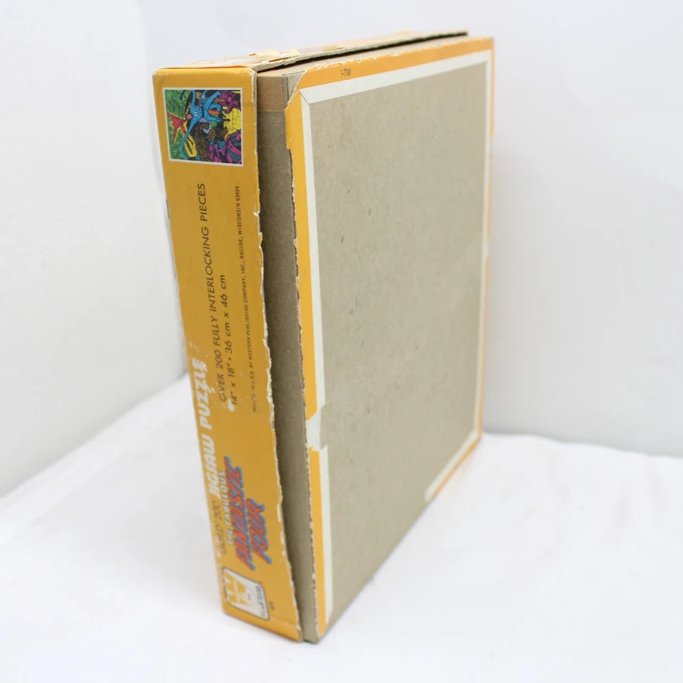 PUZZLE FANTASTIC FOUR 1976 WHITMAN 204 Piezas COMPLETO Marvel Foto 2 de 4