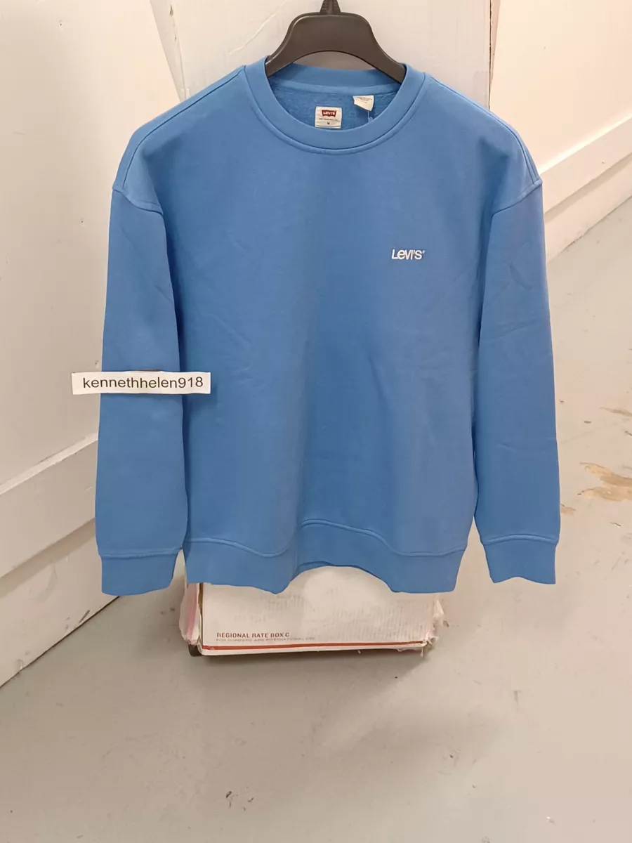 LEVIS RED TAB CREWNECK SWEATSHIRT A15720002 BLUE MENS SIZE M L