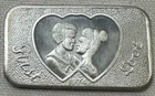 Vintage 1974 Mother Lode Mint First Love MLM 1 Troy Ounce 999 Silver Art Bar