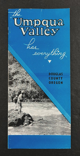 1940s Umpqua Valley Douglas County Oregon Recreation Vintage Travel Booklet