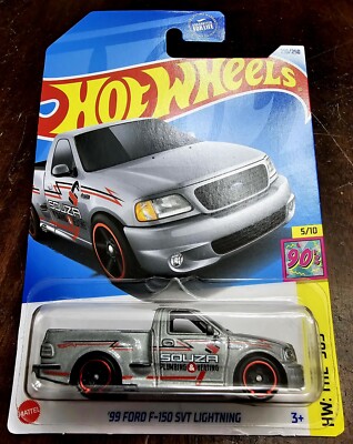 Hot Wheels 2024 '99 Ford F-150 SVT Lightning Silver HW: The