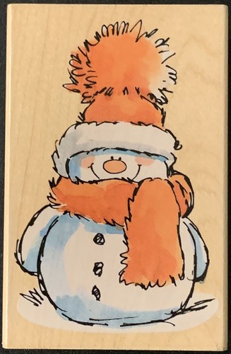 Penny Black Snowy The Snowman Rubber Stamp