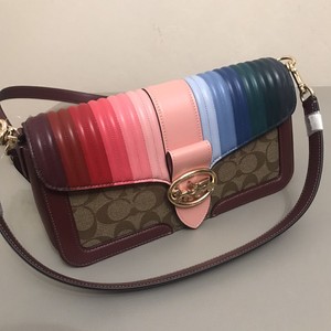 coach rainbow linear quilting