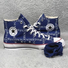 Converse J.W. Anderson x Chuck 70 Hi Top Grid Mens Size 10.5 Sneakers Shoes Blue