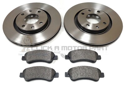 PEUGEOT PARTNER 1.6 HDi 2006-2009 FRONT BRAKE DISCS AND MINTEX PADS