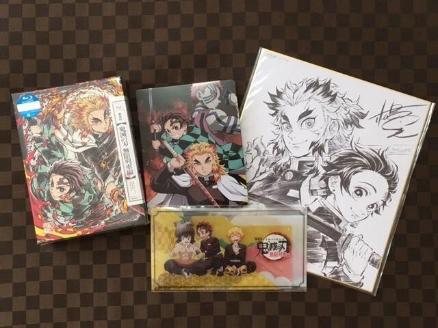 Demon Slayer Kimetsu No Yaiba Mugen Train Film Blu Ray Limited Edition  pphob