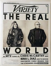 Variety Magazine November 11, 2020 | MTV turns 40 CHRIS McCARTHY - NINA L. DIAZ 