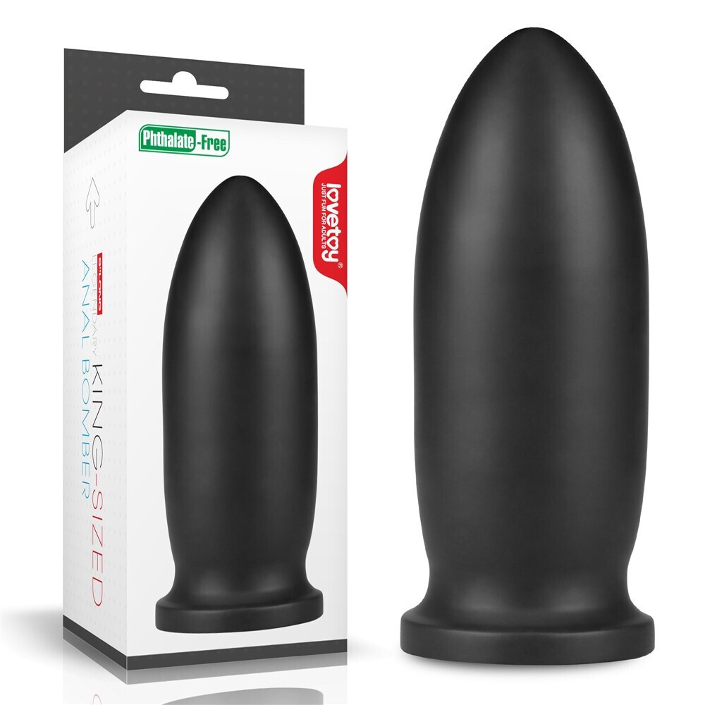 Lovetoy King Size Anal Plug Stretcher Stopper Butt Plug 3.3" Thick & 9"  Tall | eBay