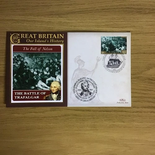 Benham Great Britain Battle Of Trafalgar Isle Of Man First Day Cover Au