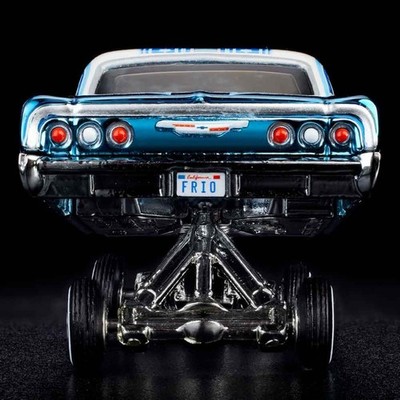 RLC Hot Wheels 1964 Chevrolet Impala Lowrider w Adjustable Suspension Blue 2021