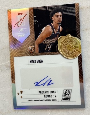2025-26 Topps Signature Class - Signature Blend Koby Brea #SB-KB (AU, RC)