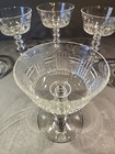 Set of 6 Mid Century Modern Corral by Rock Sharpe Champagne/Tall Sherbet Glasses — photo 3