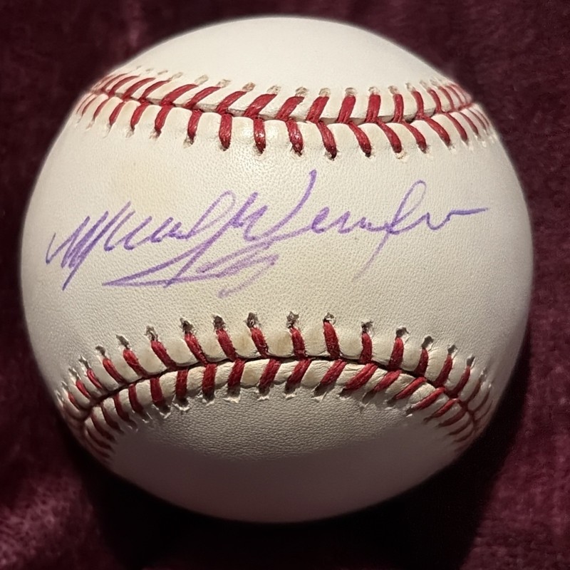 Mike Venafro Signed Official Major League Baseball