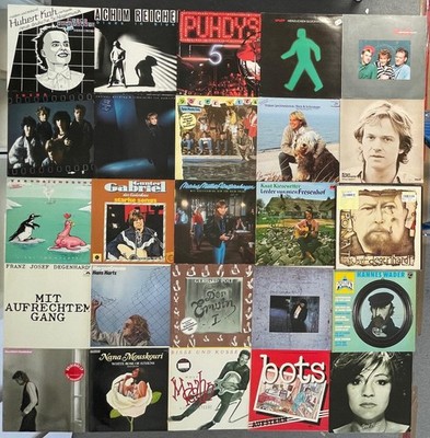 25x Vinyl DE Deutsch Pop Schlager LP Sammlung (u.a. Gerhard Polt, Spliff ....)