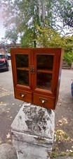retro wooden desktop storage organize With Two Draw N Opening Doors