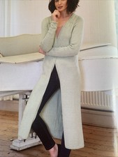 Knitting Pattern 1347 Ladies Long Cardigan In Debbie Bliss Baby Cashmerino Yarn
