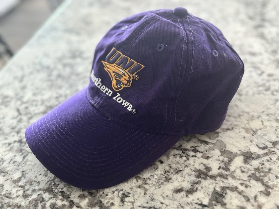 Univ of Northern Iowa Panthers Purple Adult Baseball Cap One Size Fits Most - Image 2 of 4