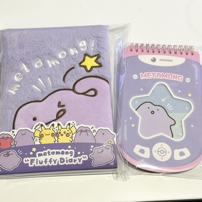 Pokemon Ditto  Secret Capsule Mansion Fluffy Diary + Ring Memo Set in Korea Only