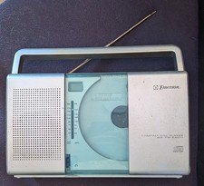 Vint Emerson PD5098 Portable CD Player AM/FM Radio Tuner CD Player. No Cord. Tst