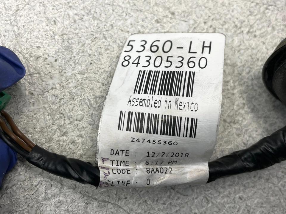Chevrolet Suburban 2015-2019 arnés de cableado para puerta del conductor delantero izquierdo OEM Foto 3 de 4