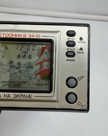RARE VINTAGE SOVIET  MICKEY MOUSE USSR CATCH EGG ELEKTRONIKA GAME & WATCH
