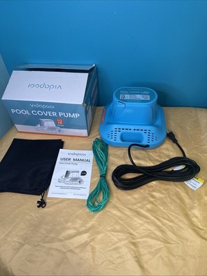 Vidapool 1/2 HP Pool Cover Pump with Auto On/Off (2''/0.25'' ) 2169GPH - Read Desc