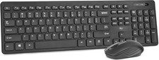 Wireless Keyboard Mouse Combo 2.4G Slim Ergonomic Set for Laptop PC Home