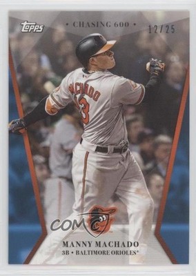 2017 Topps On Demand 600 HR Club Blue 12/25 Manny Machado #19B n2m