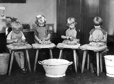 Germany Free State Prussia Berlin Berlin Child education Montessor- Old Photo