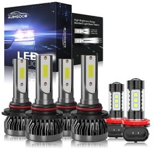For Honda Civic 2004-2015 6pcs Led Headlight Kit Bulbs Hilo Fog Beam Cool White