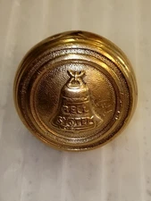 Vintage Bell System Brass Doorknob MaBell At&t American Telephone And Telegraph 