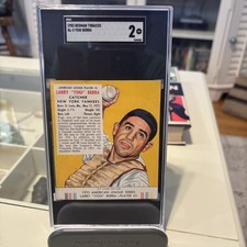1953 Red Man Tobacco #AL3 Yogi Berra SGC