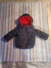 Tommy Hilfiger Baby/Toddler Puffer Jacket Size 24 Months Red Fleece Lined