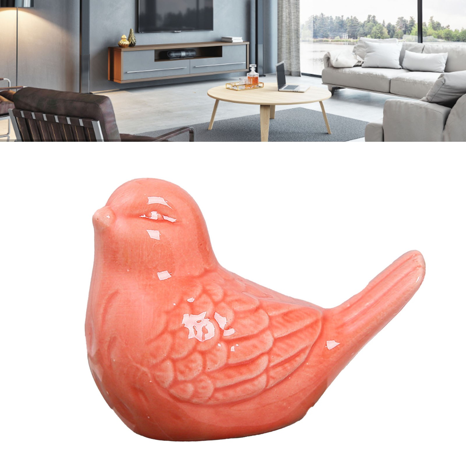 Cute Bird Ornament Ceramic Modern Simple Bird Ornament For Living Room Home Deco