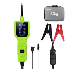 TopDiag P100 Pro Power Circuit Tester 12V 24V Automotive Power Probe Tool Kit
