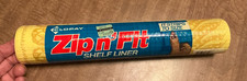 Vintage NOS Zip n  Fit Shelf Liner Lining Dra...