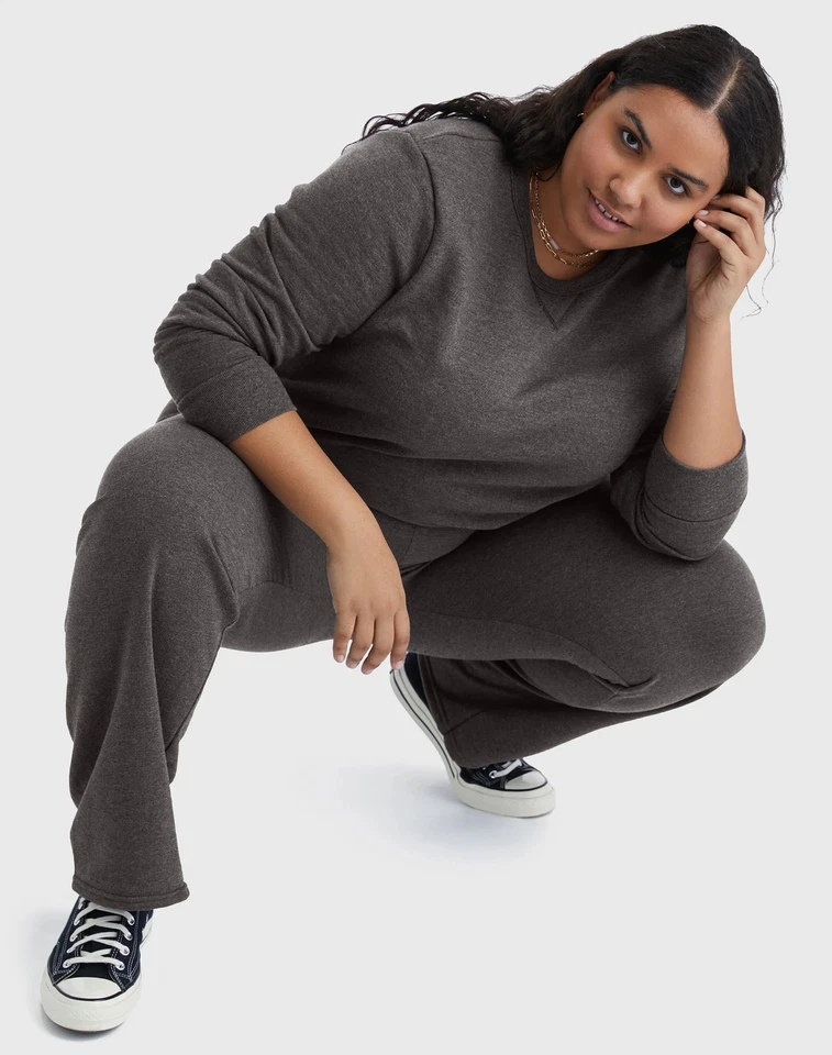 Pantalones deportivos de lana Just My Size longitud media para mujer ComfortSoft EcoSmart 30,5 Foto 4 de 4