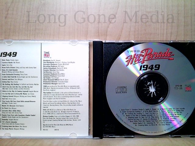 【THE MEMORABLE POPULAR HIT PARADE】CD Your Hit Parade: 1949 by Various (CD, 1989, Time Life Music) | eBay