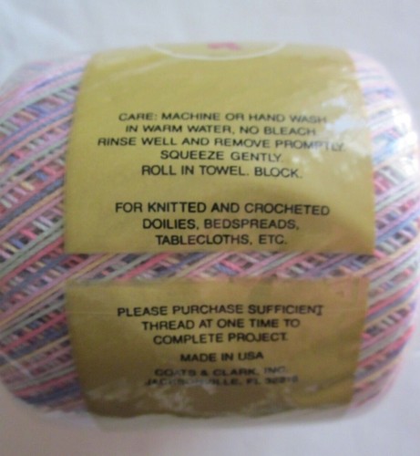 J & P Coats Knit Cro-Sheen Mercerized Crochet Thread ~ YOU CHOOSE THE COLOR - Picture 6 of 13