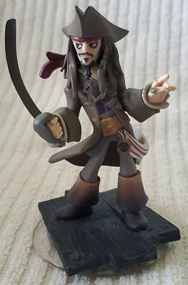 Disney Infinity 1.0 Jack Sparrow Pirates of the Caribbean Figure 2013 F ...